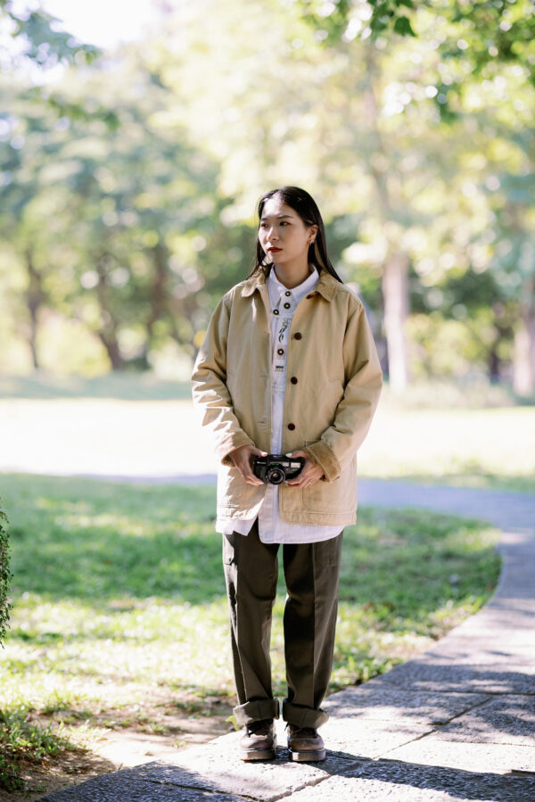 L.L.Bean Jacket 淺橘 鋪棉獵裝外套