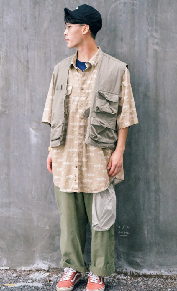 GEORGE 純棉 魚襯衫
