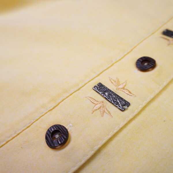 Tyrolean Shirt 提洛爾襯衫 長袖 黃：圖片 4