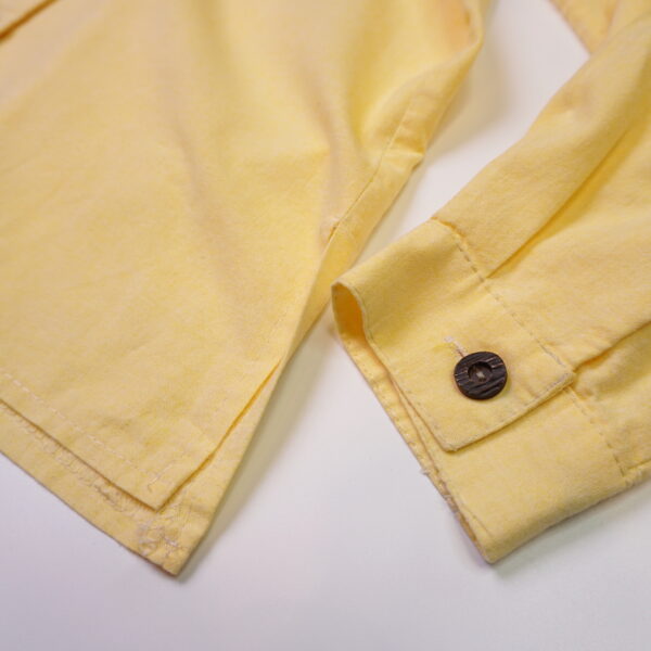 Tyrolean Shirt 提洛爾襯衫 長袖 黃：圖片 5