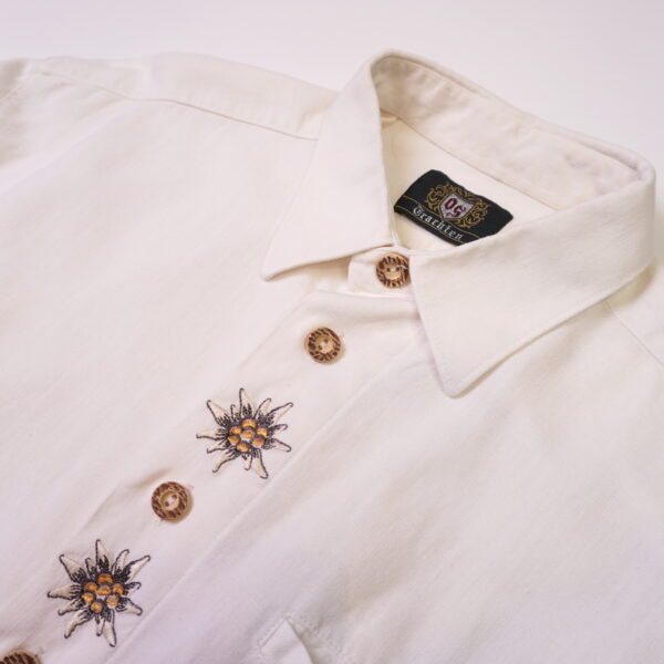 Tyrolean Shirt 提洛爾襯衫 繡花 長袖：圖片 4