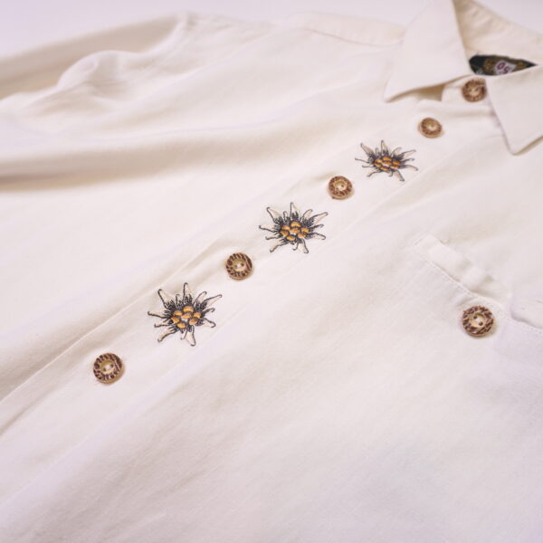 Tyrolean Shirt 提洛爾襯衫 繡花 長袖：圖片 2