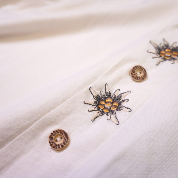 Tyrolean Shirt 提洛爾襯衫 繡花 長袖：圖片 3