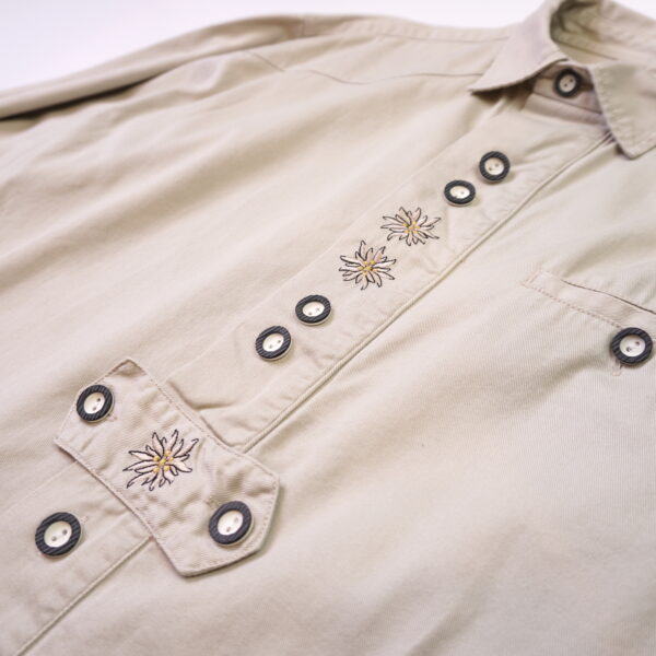 CATAMARAN Tyrolean Shirt 提洛爾襯衫 繡花 長袖：圖片 2