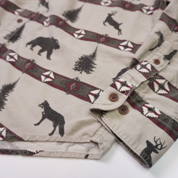 WOOLRICH 聖誕樹 熊 麋鹿 長袖 動物襯衫：圖片 7