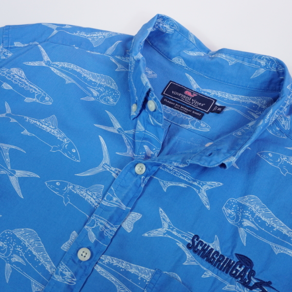 vineyard vines 小鯨魚 魚襯衫：圖片 2