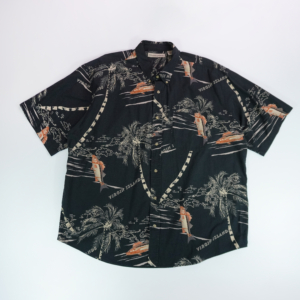 Munsingwear 地圖 椰子樹 魚襯衫