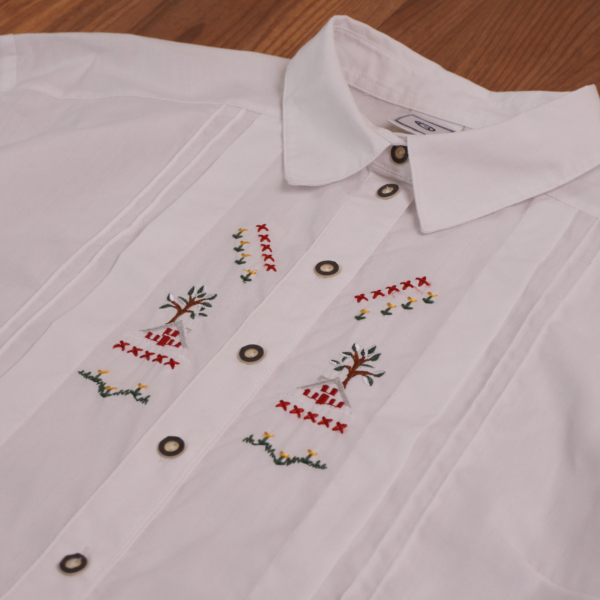 有関 ABOUT 古著/選物 ☞ C & A 刺繡 Tyrolean Shirt 提洛爾襯衫：圖片 2