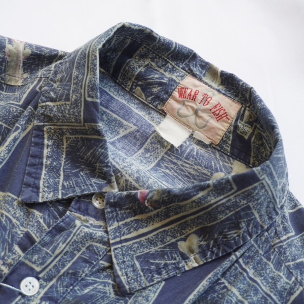 有関 ABOUT 古著/選物 ☞ WEAR TO FISH 純棉 魚襯衫：圖片 2